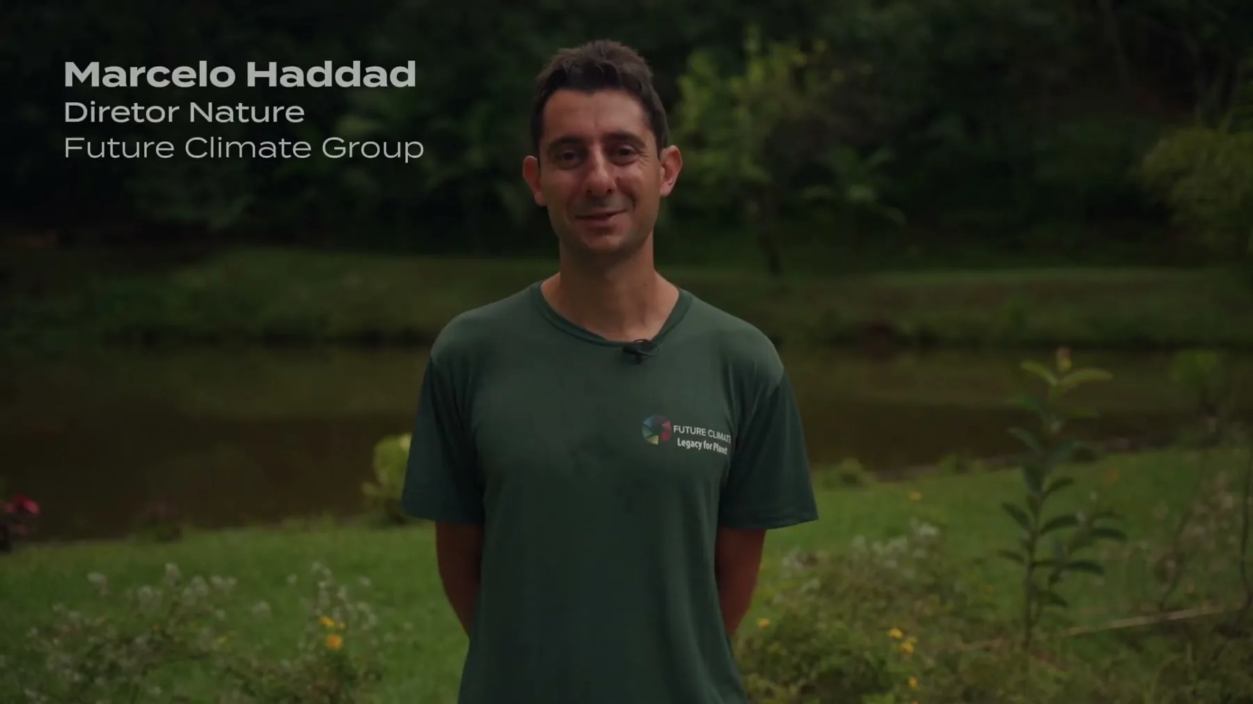 Marcelo Haddad, Nature Director at Future Climate Group, on the restoration site